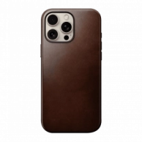 Чехол Nomad Modern Leather Case Rustic Brown Horween for iPhone 16 Pro Max (NM01689485)