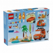 Конструктор LEGO Bluey Пляж и семейная поездка на автомобиле Блуи