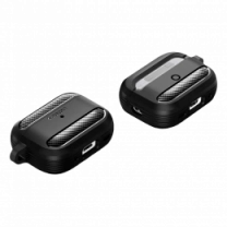 Чохол Spigen для Apple AirPods Pro 2 Rugged Armor, Black(ACS05482)