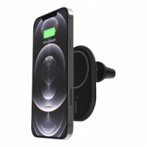 Автомобільний тримач Belkin Car Mount MagSafe Charging Qi, black (Without car charger)WIC004BTBK-NC
