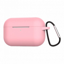Чохол Blueo Liquid Silicone Case for AirPods Pro with Carbine Light Pink