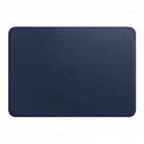 Чехол Apple Leather Sleeve Macbook Pro 15" Midnight Blue (MRQU2)