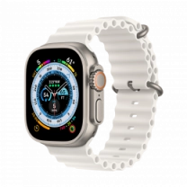 Смарт-годинник Apple Watch Ultra 49mm Titanium Case with White Ocean Band (MNHF3)