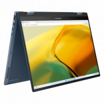 Ноутбук 14" ASUS Zenbook 14 Flip OLED UP3404VA-KN127W/Intel i5-1340P/16GB/1TB SSD/Intel Iris Xe/W11/Blue