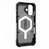 Чохол UAG для iPhone 17, Pathfinder Clear MagSafe, Ash/Black
