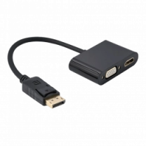 Адаптер-перехідник DisplayPort на HDMI/VGA Cablexpert A-DPM-HDMIFVGAF-01