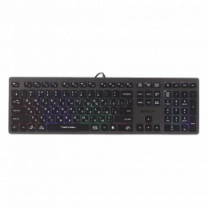 Клавіатура A4-Tech Fstyler FX60H, сірий колір, USB, неонове підсвічування