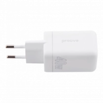 Адаптер Proove Silicone Power 40W (Type-C + Type-C) (white)