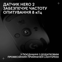 LOGITECH G PRO 2 LIGHTSPEED Wireless Gaming Mouse - BLACK (910-007295)