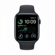 Apple Watch SE (gen 2) 2023 40mm Midnight Aluminum Case with Midnight Sport Band S/M (MR9X3) БУ