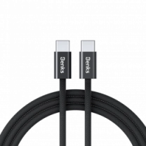 Кабель Benks D46 Type-C/Type-C Black 1m (60W)