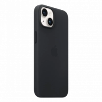 Чехол кожаный iPhone 14 Leather Case with MagSafe Midnight (MPP43)