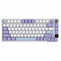 Бездротова механічна клавіатура Ajazz AK820 PRO 75% Gift Switch White RGB   (AK820PRO-G-PWB)