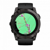 Garmin Epix Pro Gen 2 Sapphire 47mm Carbon G. DLC Tit. with Black Band (010-02803-10/11/54)