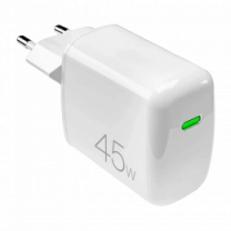 Мережевий зарядний пристрій Puro Power Delivery Super Mini Wall Charger GaN 1 USB-C, 45W White PUFCMTCUSBC45WGWHI