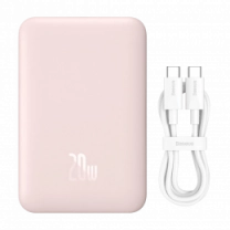 Зовнійшній акумулятор Baseus Magnetic Mini 10000mAh 20W Pink (PPCX030004)