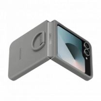 Чохол Samsung для Galaxy Flip6 Silicone Case with Ring Gray (EF-PF741TJEGUA)