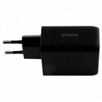 Адаптер Proove Silicone Power 45W (Type-C+USB) (black)