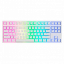 Игровая клавиатура DARK PROJECT Whitre PBT Pudding Optic. g3ms  KD87A ENG/UA/RU (DP-KD-87A-105210-GMT