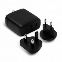 Зарядний пристрій Native Union Fast GaN Charger PD 67W Dual USB-C Port Black (FAST-PD67-BLK-INT)