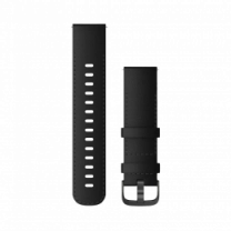 Ремінець Garmin  Quick Release 22mm Leather Band Black/Slate (010-12932-63)