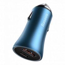 АЗП Baseus USB+USB-C Golden Contactor Pro 40W Blue (CCJD-03)