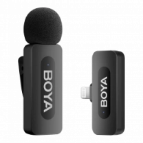 Бездротовий петличний мікрофон BOYA BY-V1 Lightning Black
