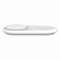 Зарядний пристрій бездротовий Belkin 2в1 15Вт Pad Qi2, білий