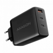 Сетевое зарядное устройство AXAGON ACU-DPQ100, 3x port (USB + dual USB-C), PD3.0/QC4+/PPS/Apple, 100