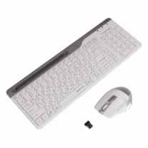 Комплект A4Tech Fstyler FB2535C клавіатура з мишою , USB, колір крижано-білий