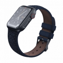 Ремешок Njord Salmon Leather Strap Petrol для Apple Watch 45mm/44mm (SL14121)