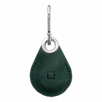Шкіряний чохол INCARNE Key Tag для AirTag зелений