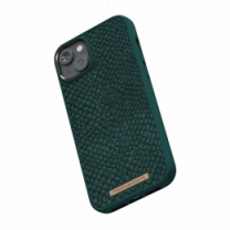 Чехол Njord Salmon Leather MagSafe Case Green для iPhone 14 Plus (NA42SL02)