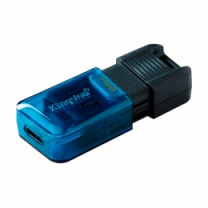 Флеш-накопичувач Kingston USB 3.2 DT 80M 64GB Type-C Black/Blue