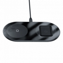 Зарядная станция Baseus Simple 2in1 Wireless Charger Black (WXJK-C01/WXJK-01)