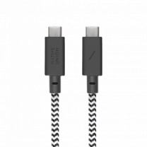 Кабель Native Union Anchor Cable USB-C to USB-C Pro 240W Zebra (3 m) (ACABLE-C-ZEB-NP)