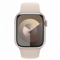 Apple Watch Series 9 41mm Starlight Aluminum Case with Starlight Sport Band M/L (MR8U3)