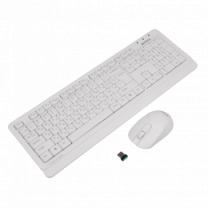 A4Tech Fstyler FG1012, комплект бездротовий клавіатура з мишою, колір білий