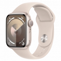 Apple Watch Series 9 45mm Starlight Aluminum Case with Starlight Sport Band M/L (MR973)