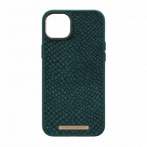 Чохол Njord Salmon Leather MagSafe Case Green for iPhone 14 Plus (NA42SL02)