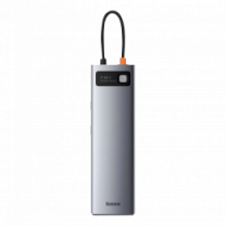 Хаб Baseus Multifunctional Metal Gleam 11-in-1 Type-C (Gray) (CAHUB-CT0G)