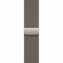Apple Watch Series 11 GPS + Cellular 46mm Natural Titanium Case with Natural Milanese Loop - M/L (MFD04)