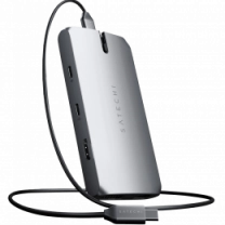 Перехідник Satechi Aluminum Type-C On-the-Go Multiport Adapter Space Gray (ST-UCMBAM)