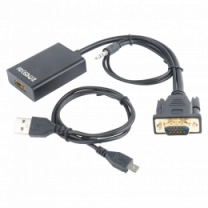Перетворювач VGA відео в цифрового HDMI сигнал Cablexpert A-VGA-HDMI-01