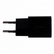 Адаптер Proove Silicone Power Plus 20W (Type-C+USB) (black)