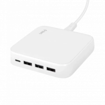 Зарядний пристрій TTEC SmartCharger Quattro GaN White (2SCG02B)