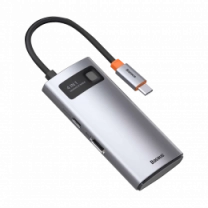 Хаб Baseus Multifunctional Metal Gleam 4-in-1 Type-C (Gray) (CAHUB-CY0G)