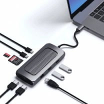 Satechi Aluminum USB-C Multi-Port MX Adapter Space Gray (ST-UCMXAM)