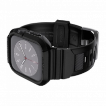 Чехол и ремешок 2в1 Spigen для Apple Watch 45mm/44mm Rugged Armor Pro, Black(062CS25324)