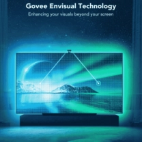 Набір адаптивного підсвічування Govee H605C Envisual TV Backlight T2 with Dual Cameras 55-65', RGBIC, WI-FI/Bluetooth, чорний